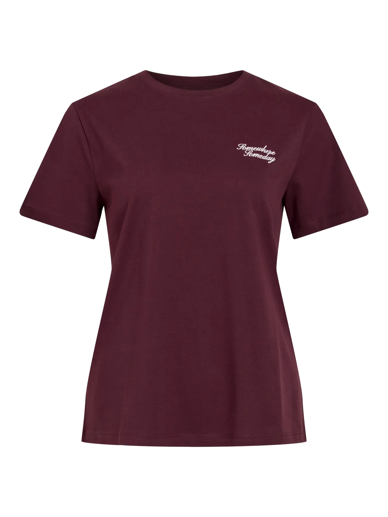 Visybil t-shirt in burgundy