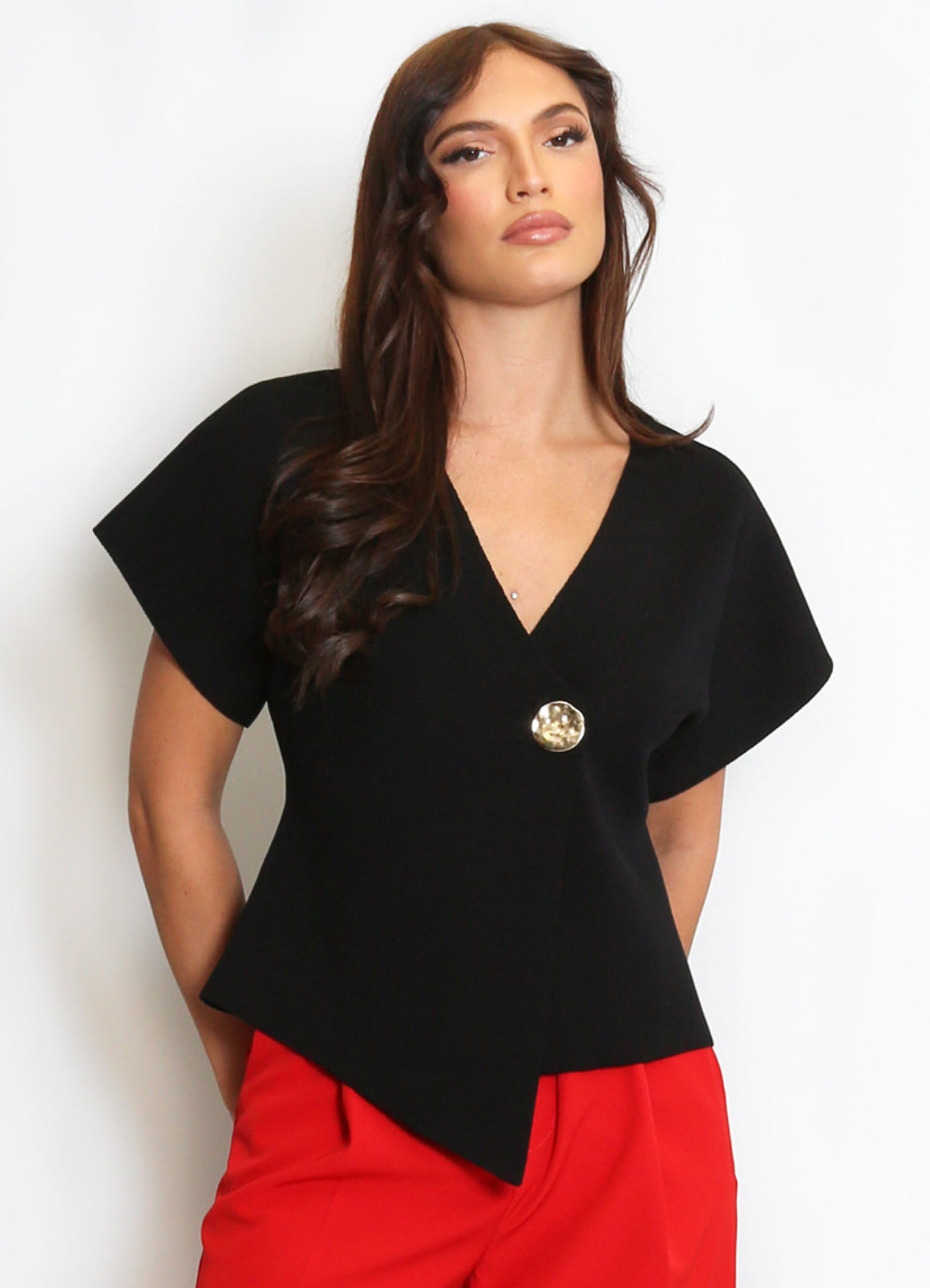 Kyla top in black