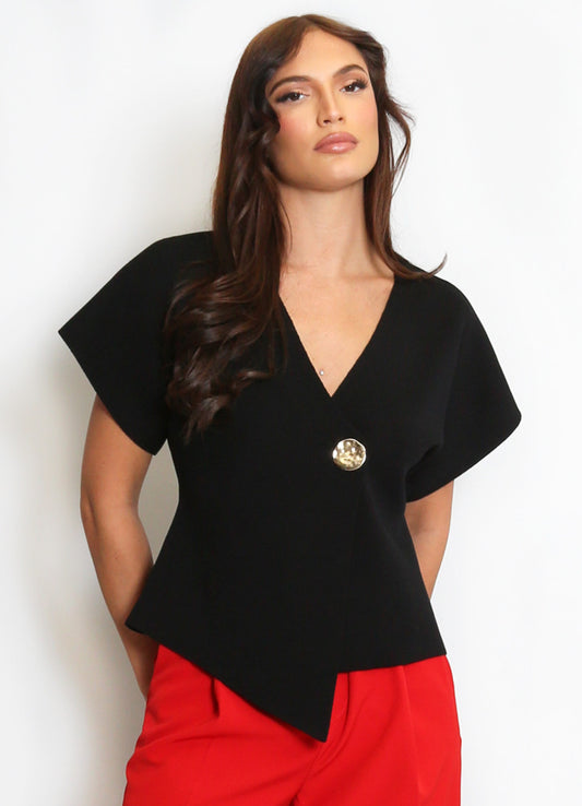 Kyla top in black