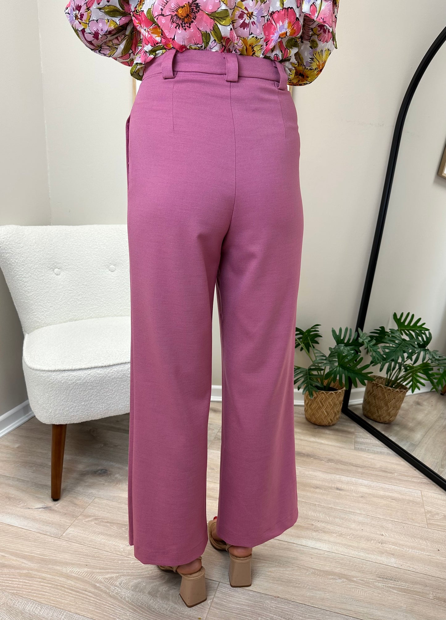 Traffic People Betty Trousers in Pink