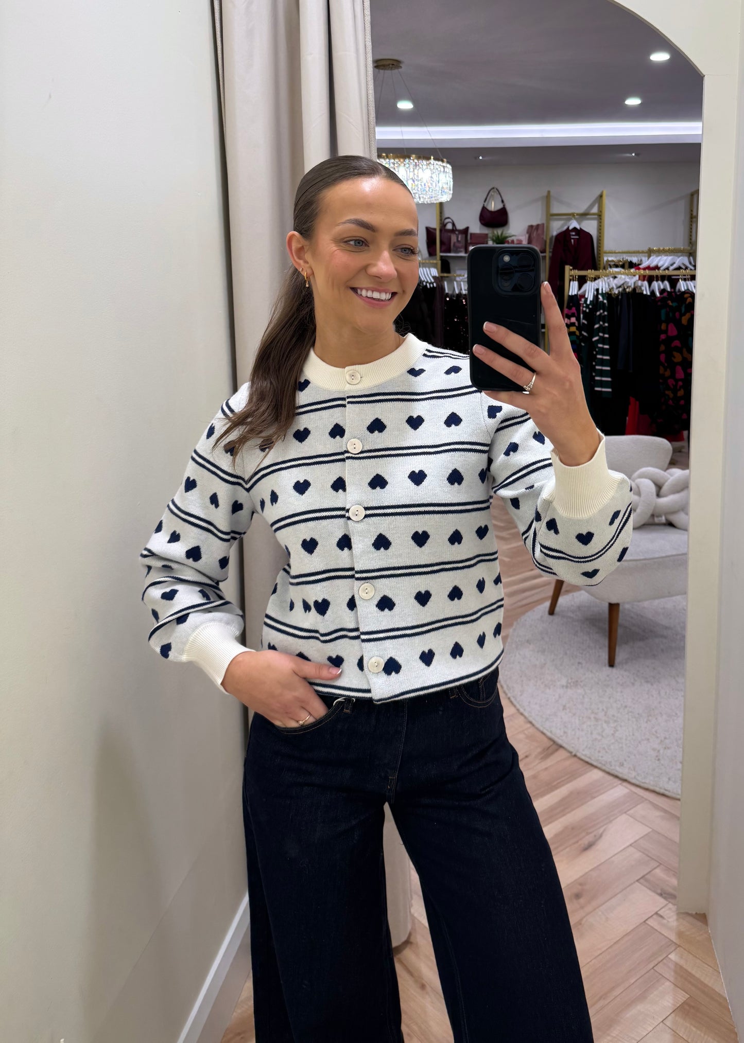 Ihbrielle cardigan in blue