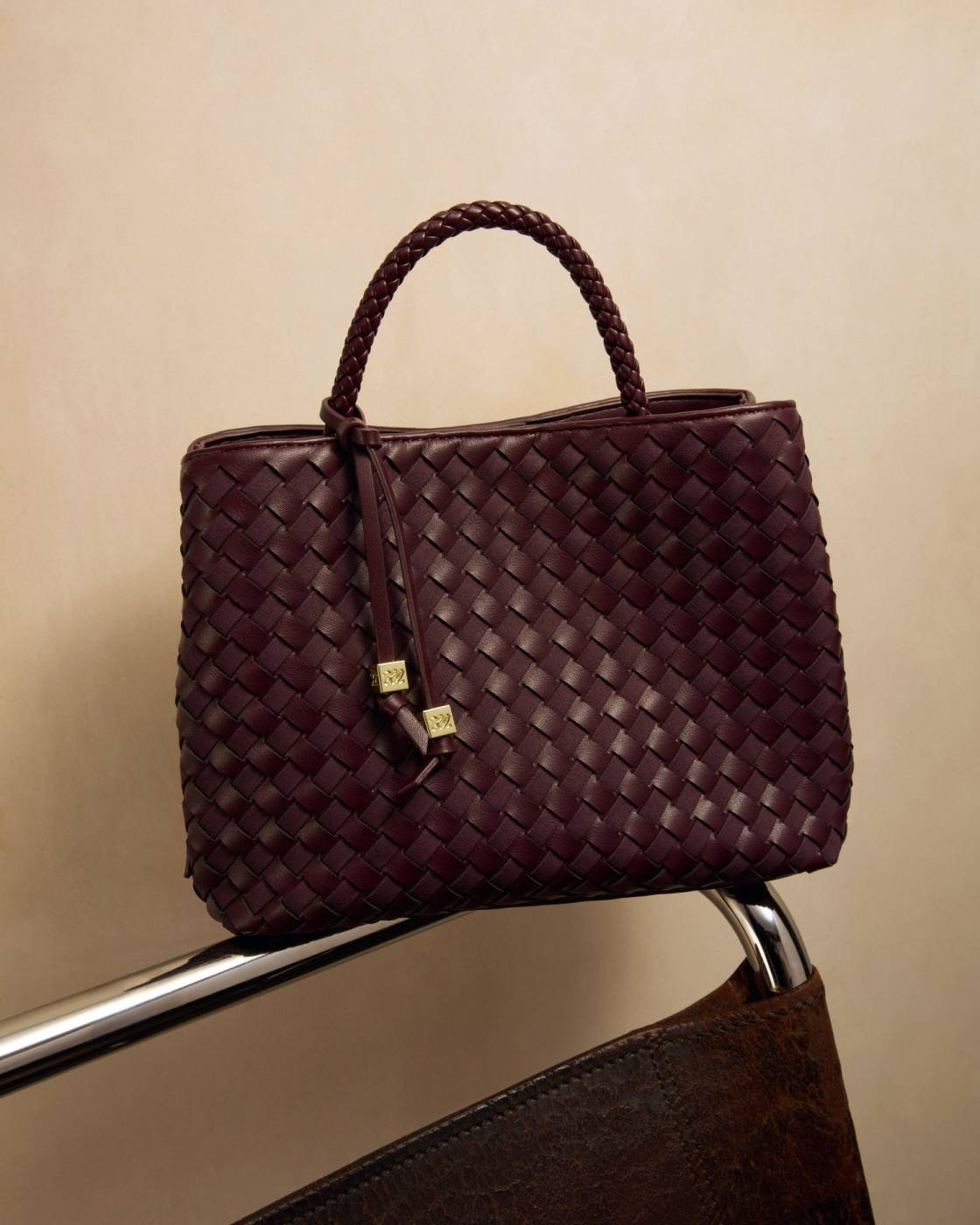 Nova Hand Woven Top Handle Bag