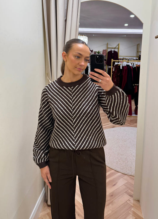 Vikhaia jumper in coffee bean