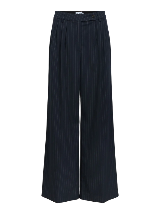 Kasja navy pinstripe trousers