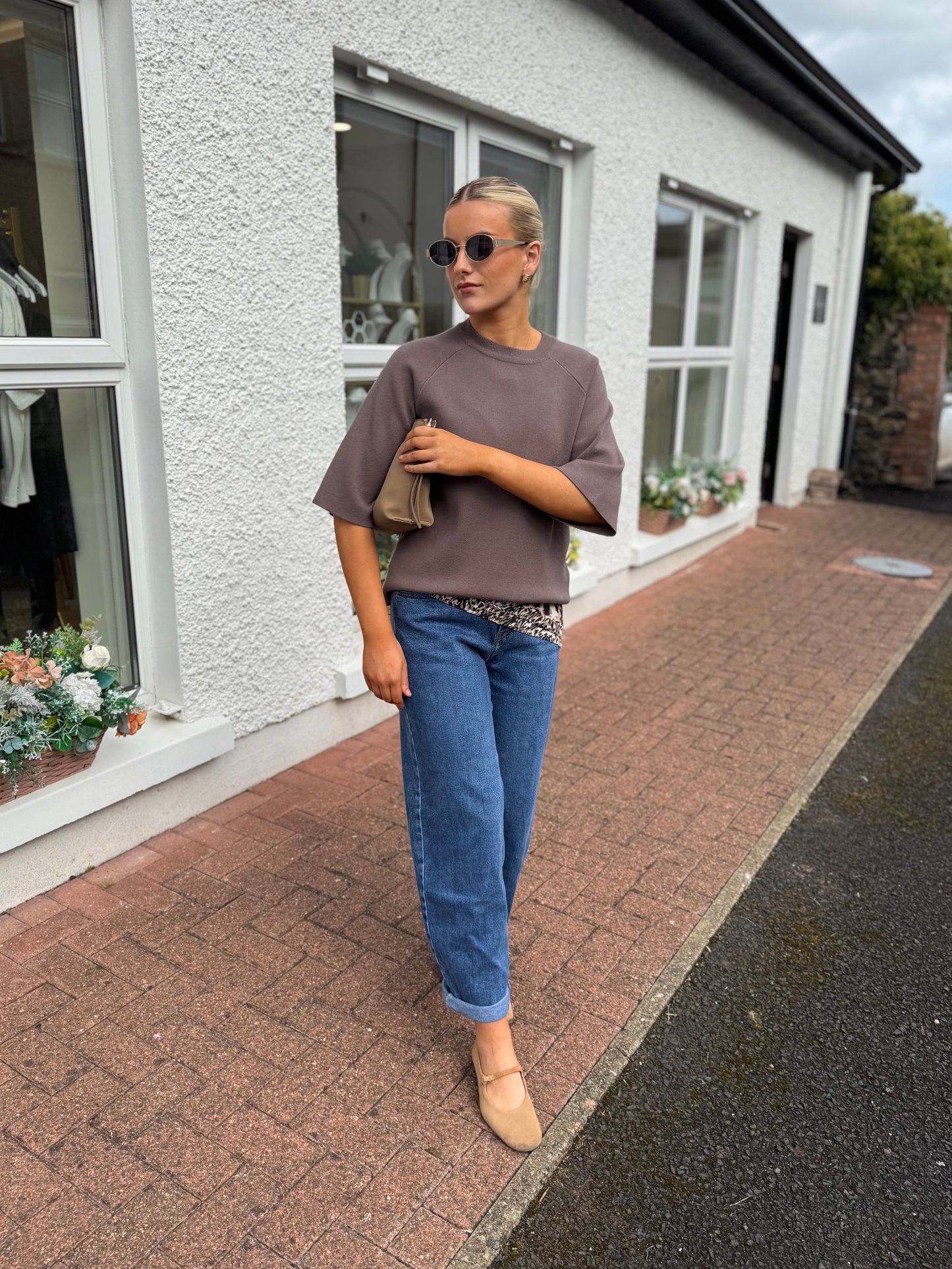 Reynard Pullover in Taupe