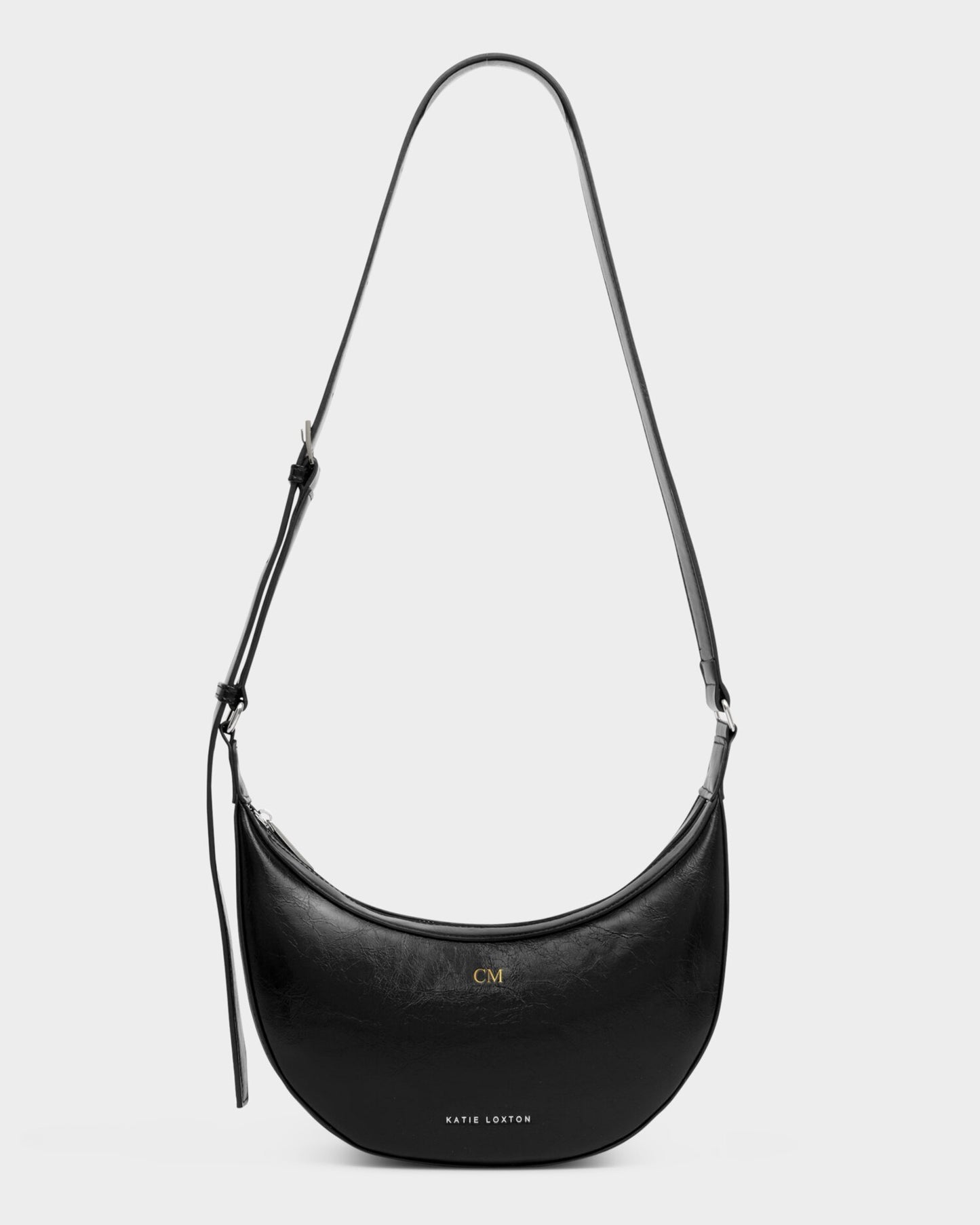 Amina Patent Crackle Sling Bag