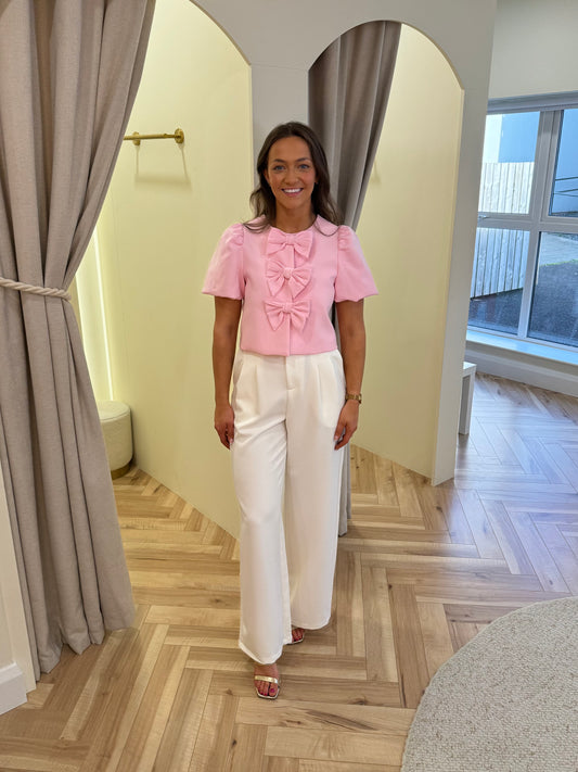 Ella Trousers in White