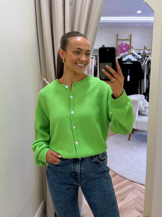 Zoe cardigan in green