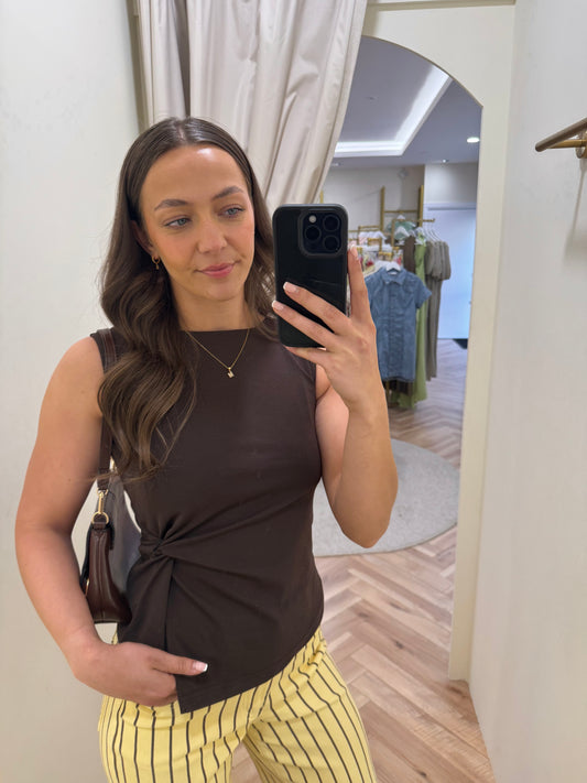 Jolie Top in Brown