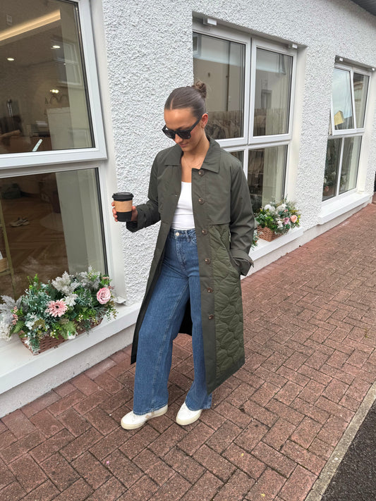 Visoftie khaki coat