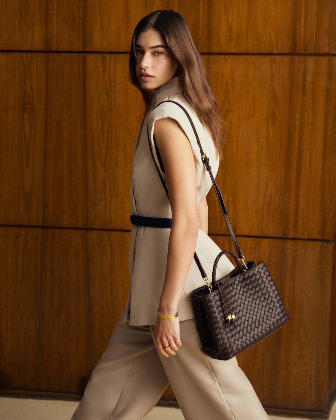 Nova Hand Woven Top Handle Bag