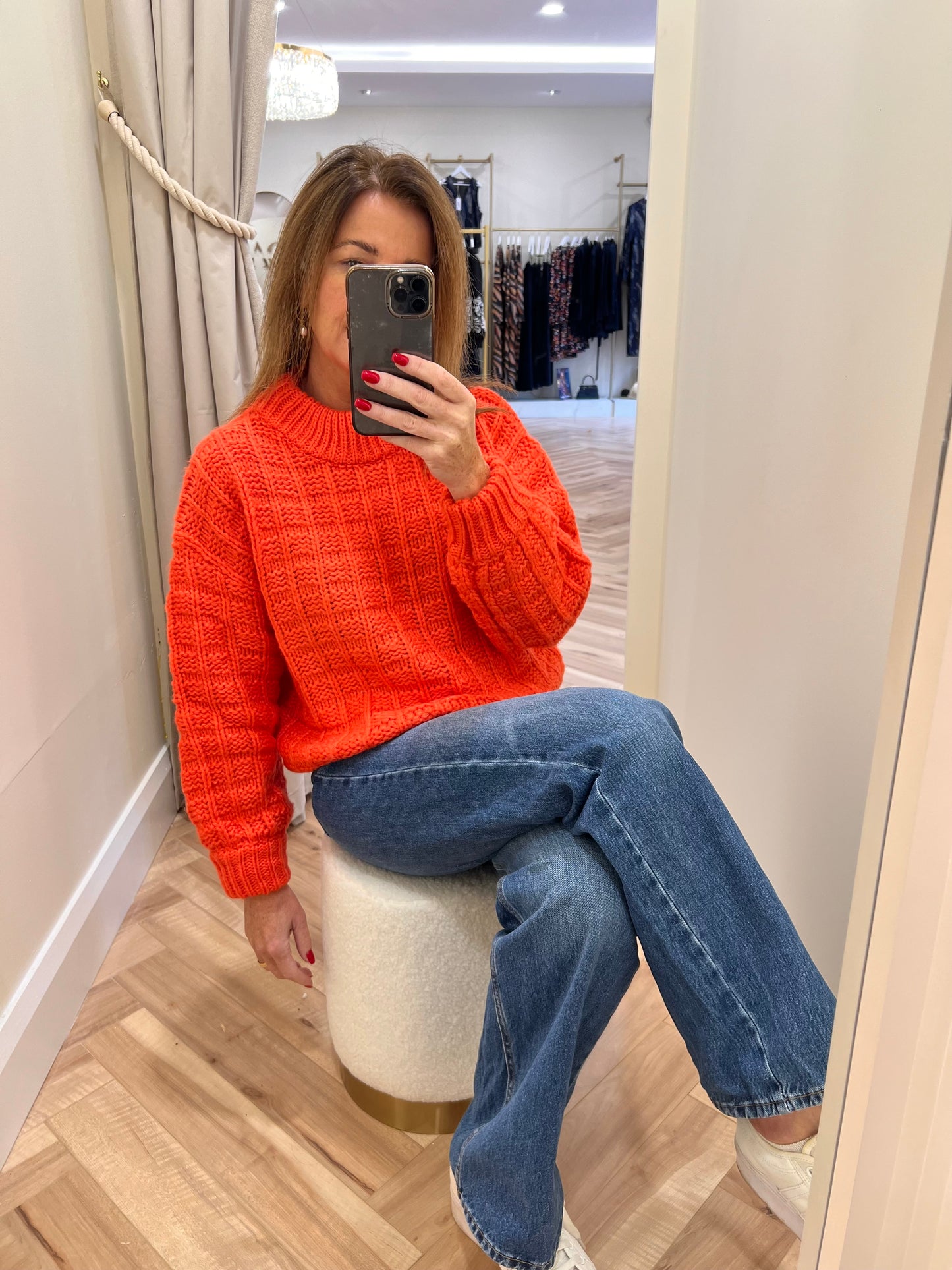 Frnch Chjara Pullover Coral