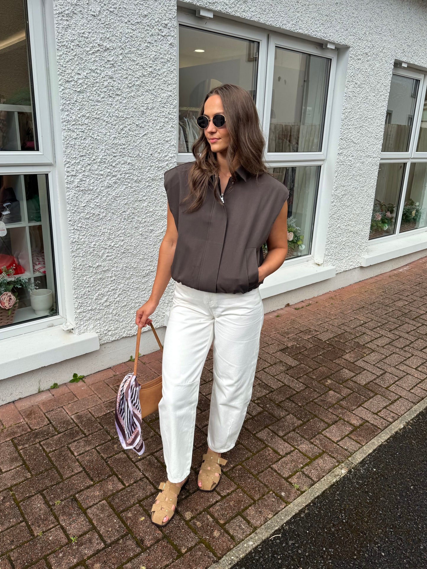 Cody Gilet in Brown