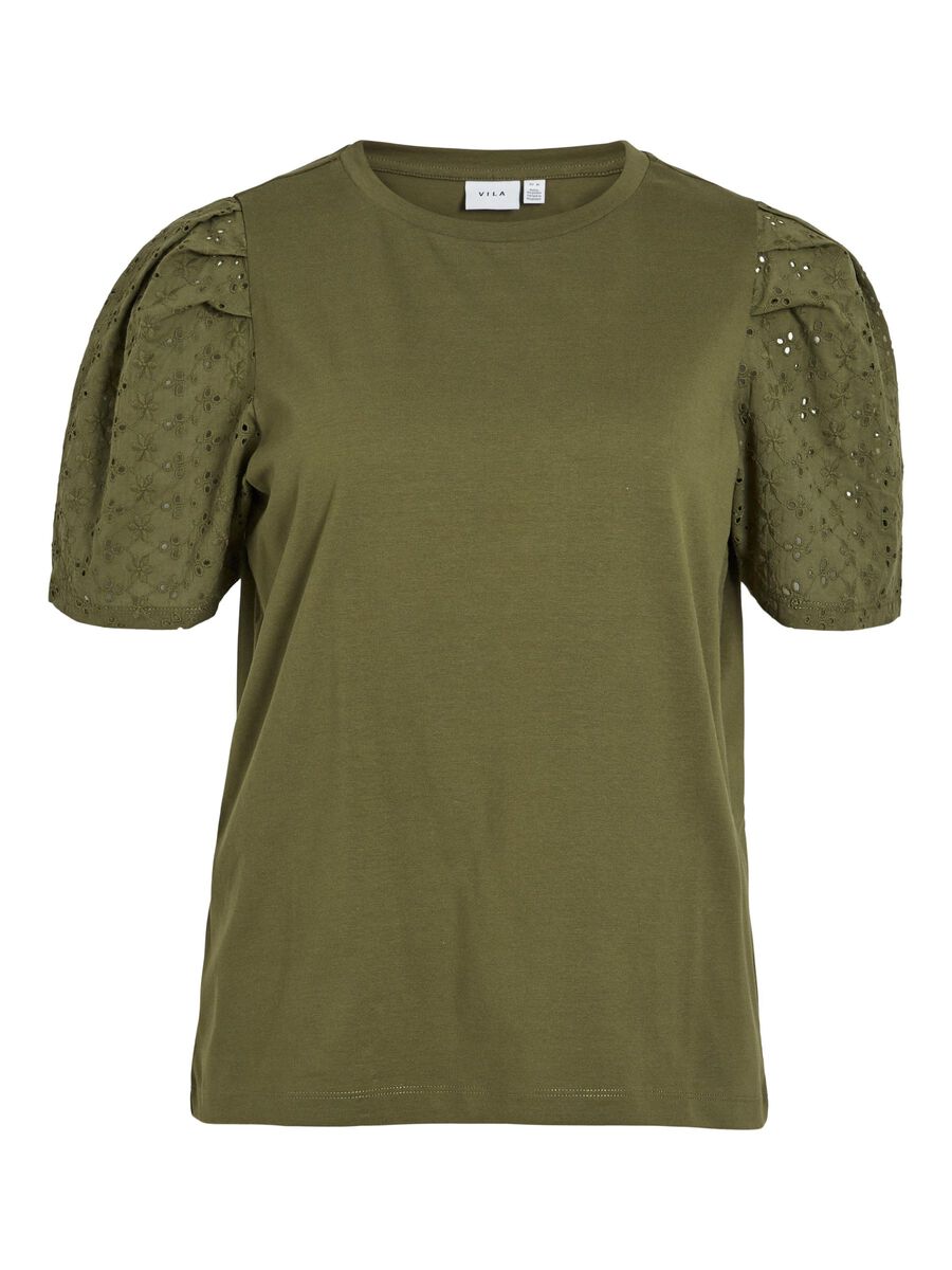 Vimerry T-shirt in khaki