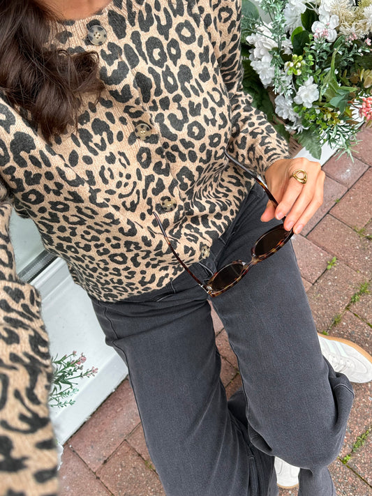 Leopard cardigan