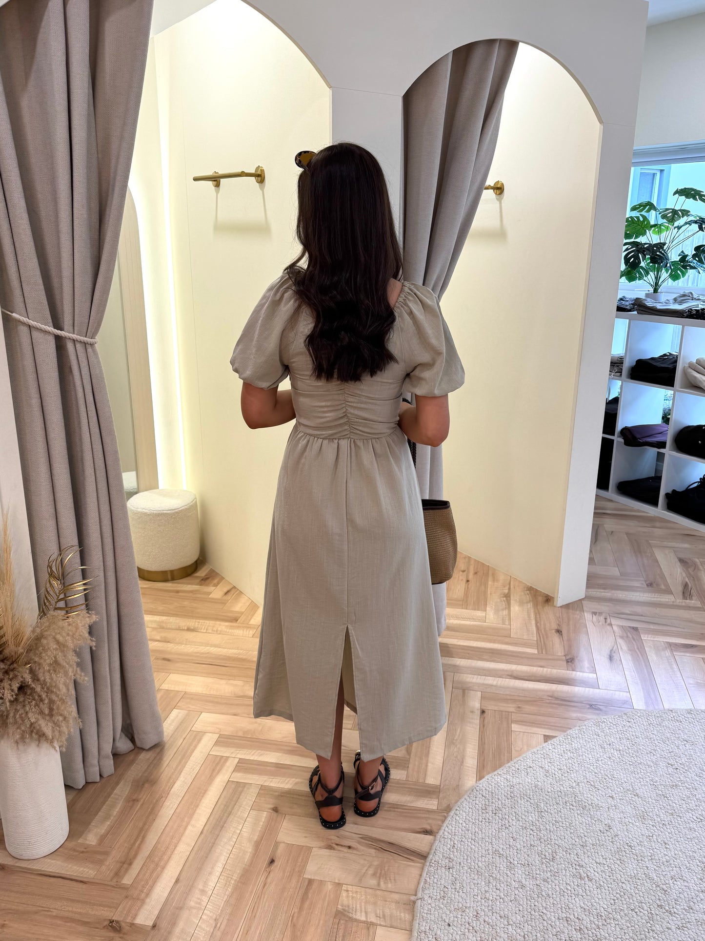 Ihfamila Dress in Eucalyptus