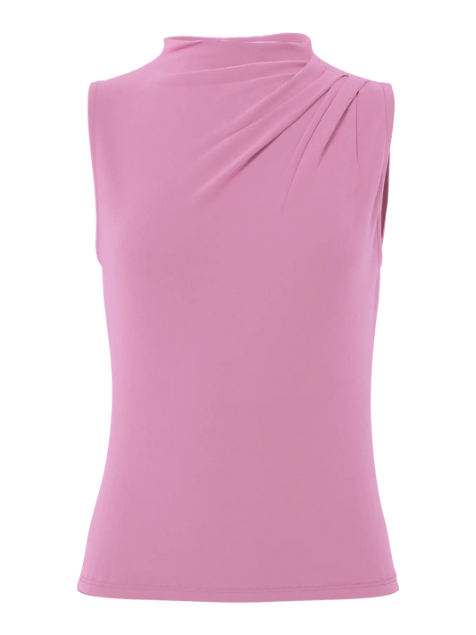 Madison Drape Top in Pink