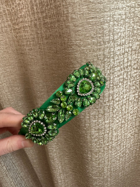 Green jewel Hairband