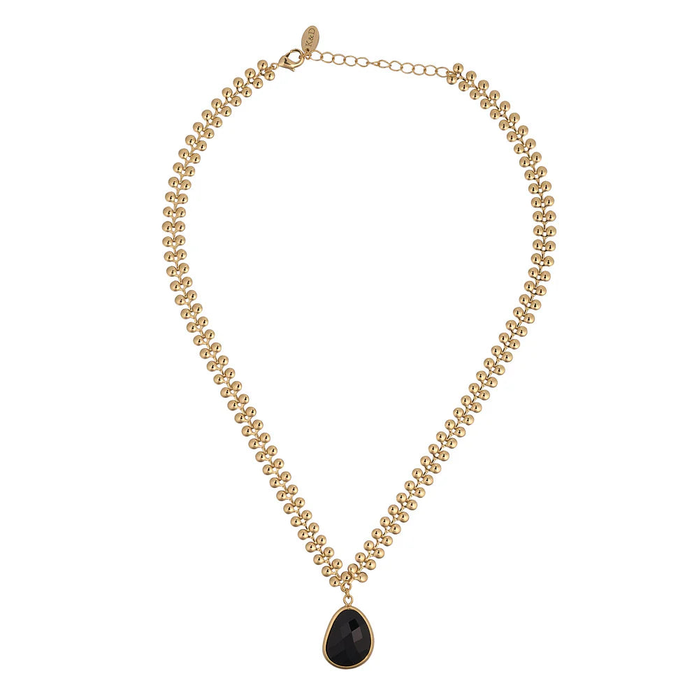 MCKINLEY JET DROP NECKLACE