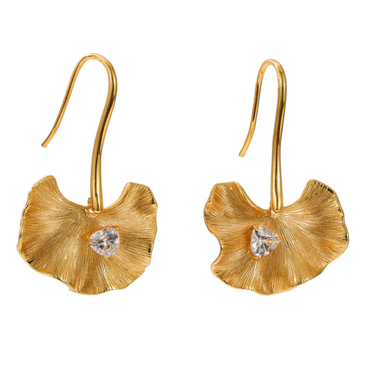 OPHELIA GOLD DROP EARRINGS