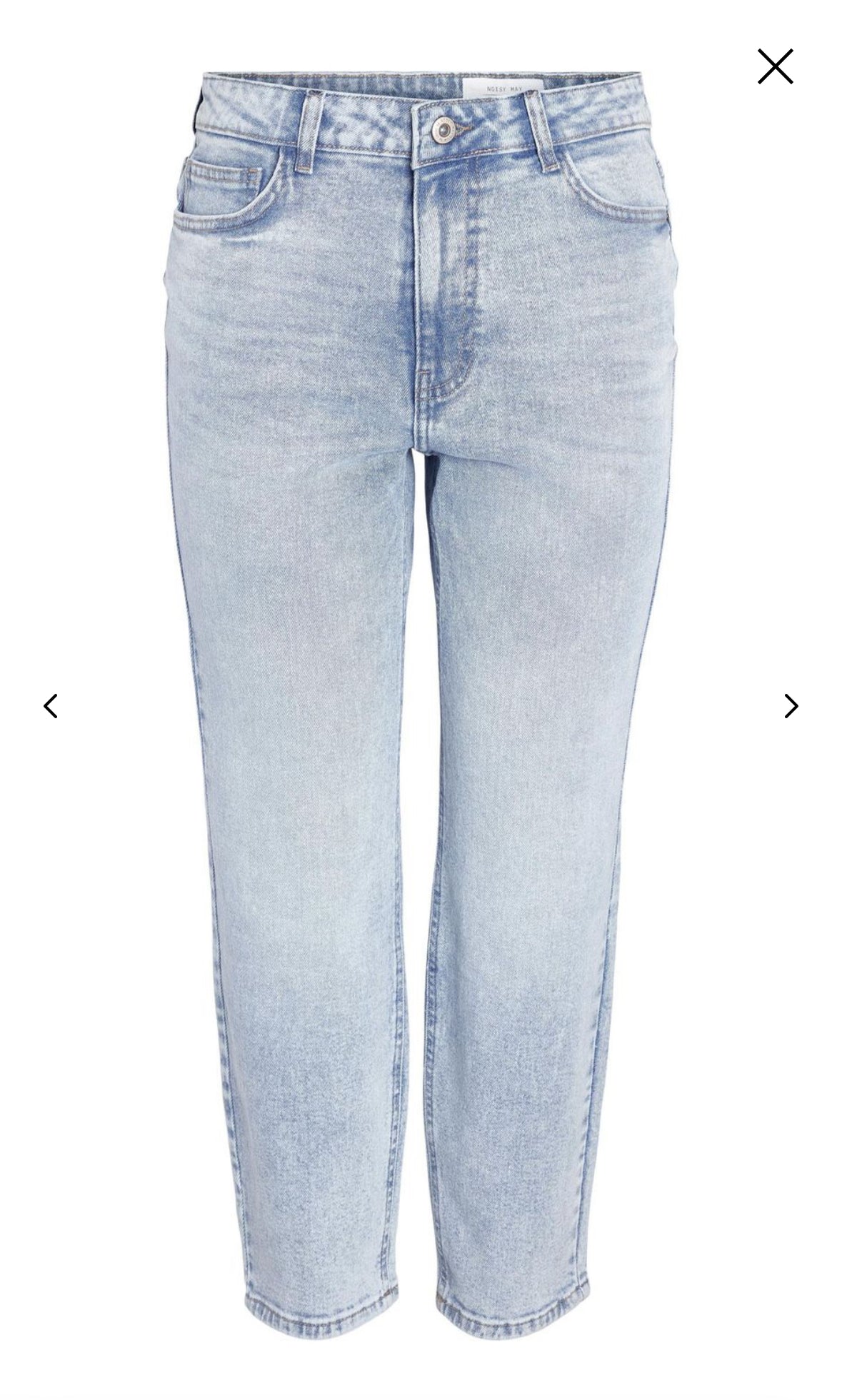 Moni light blue straight leg jeans