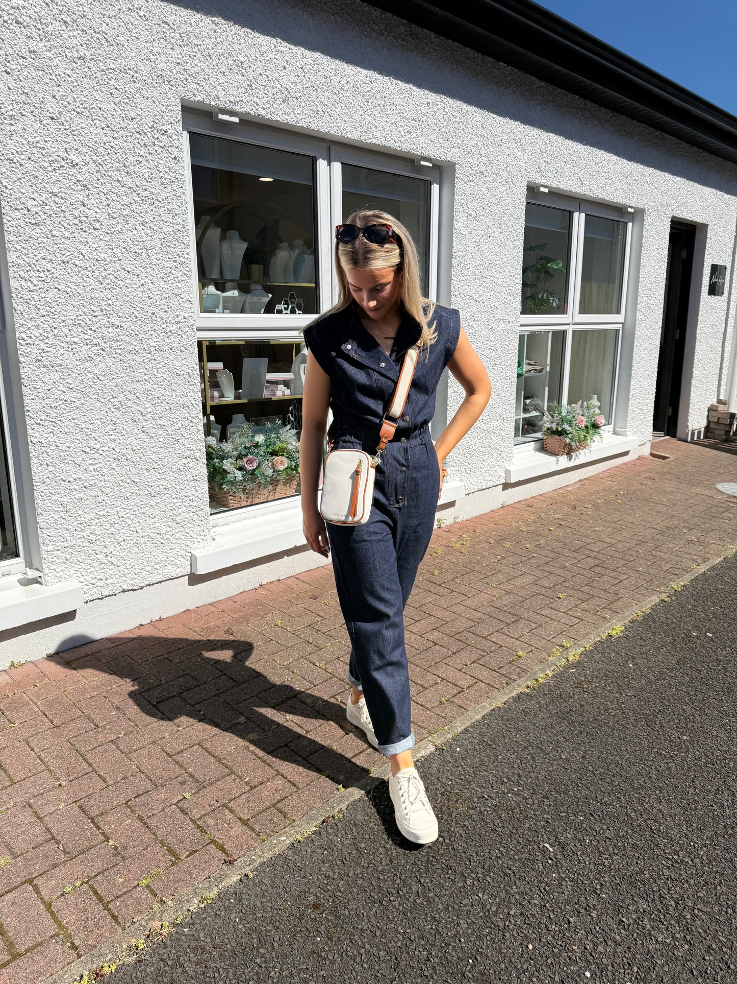 Callie Jumpsuit in Dark Denim