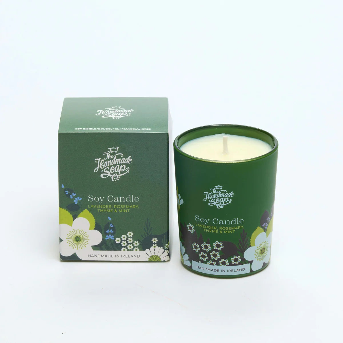 SCENTED SOY CANDLE - LAVENDER, ROSEMARY, THYME & MINT 70g