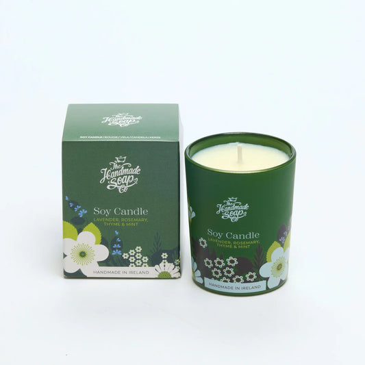 SCENTED SOY CANDLE - LAVENDER, ROSEMARY, THYME & MINT 70g