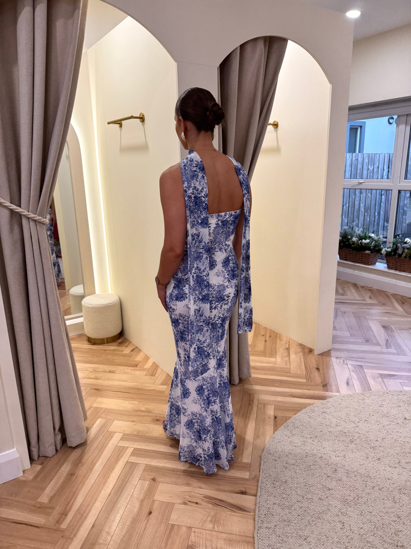 Annalise Dress in Blue