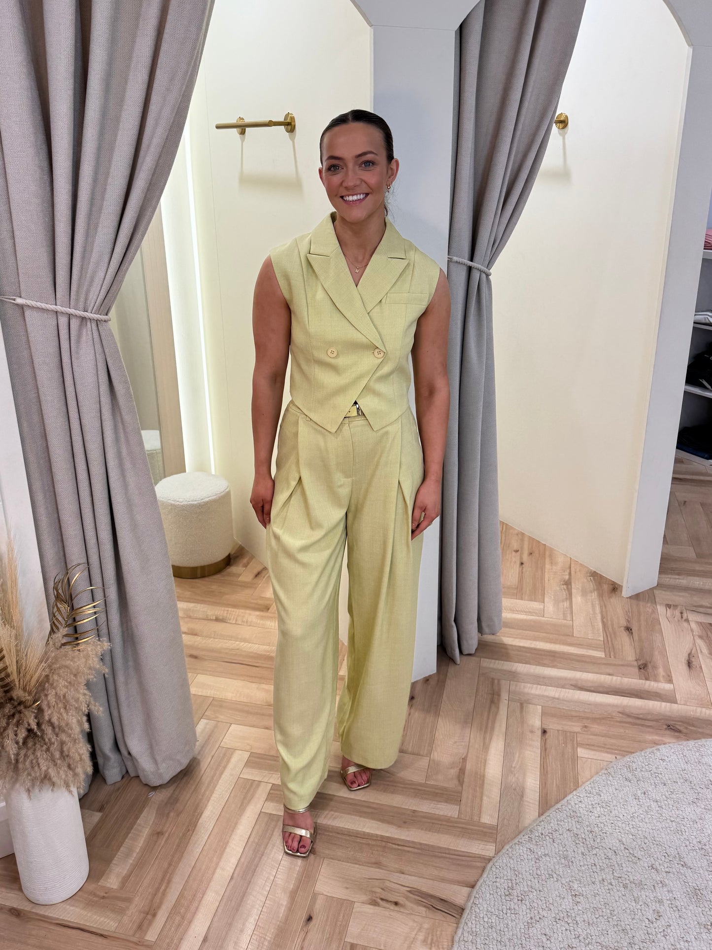 Jody Trousers in Pistachio