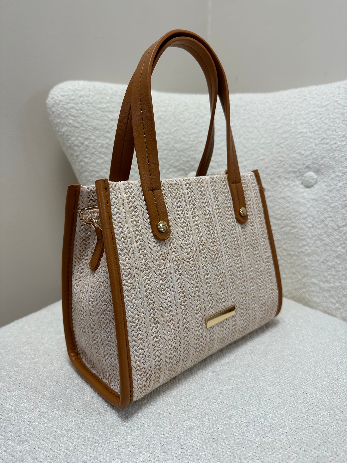 Woven Crossbody Handbag