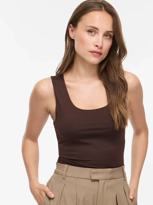 Vikenza slinky tank top brown
