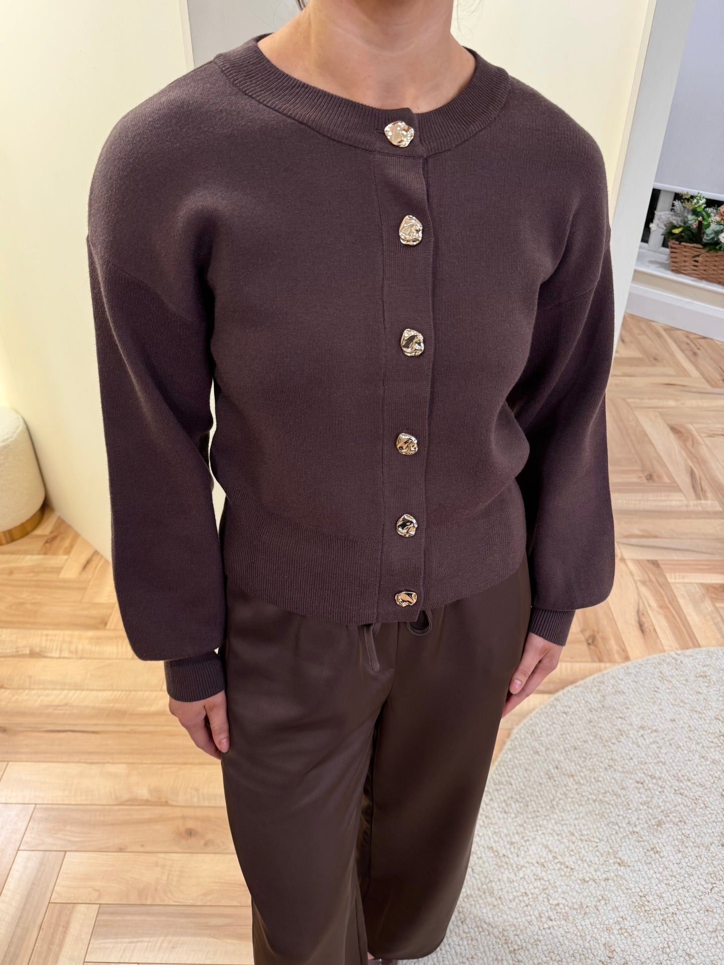 Reynard cardigan in brown