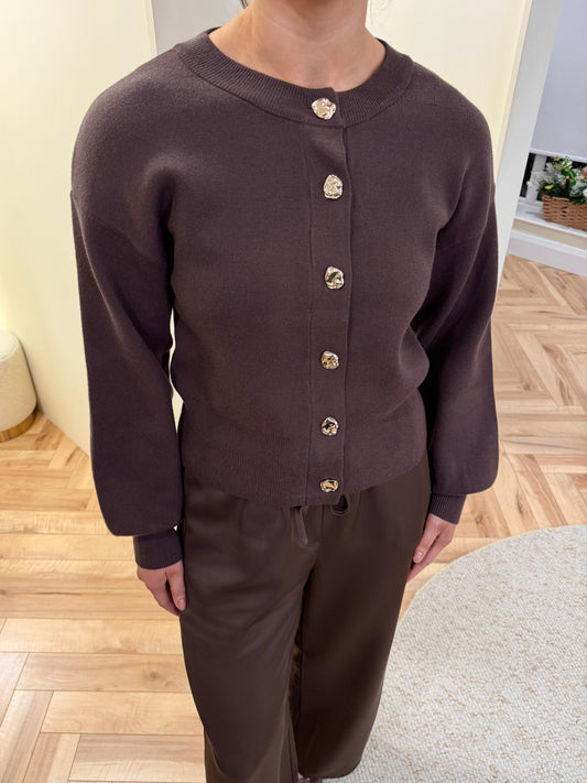 Reynard cardigan in brown