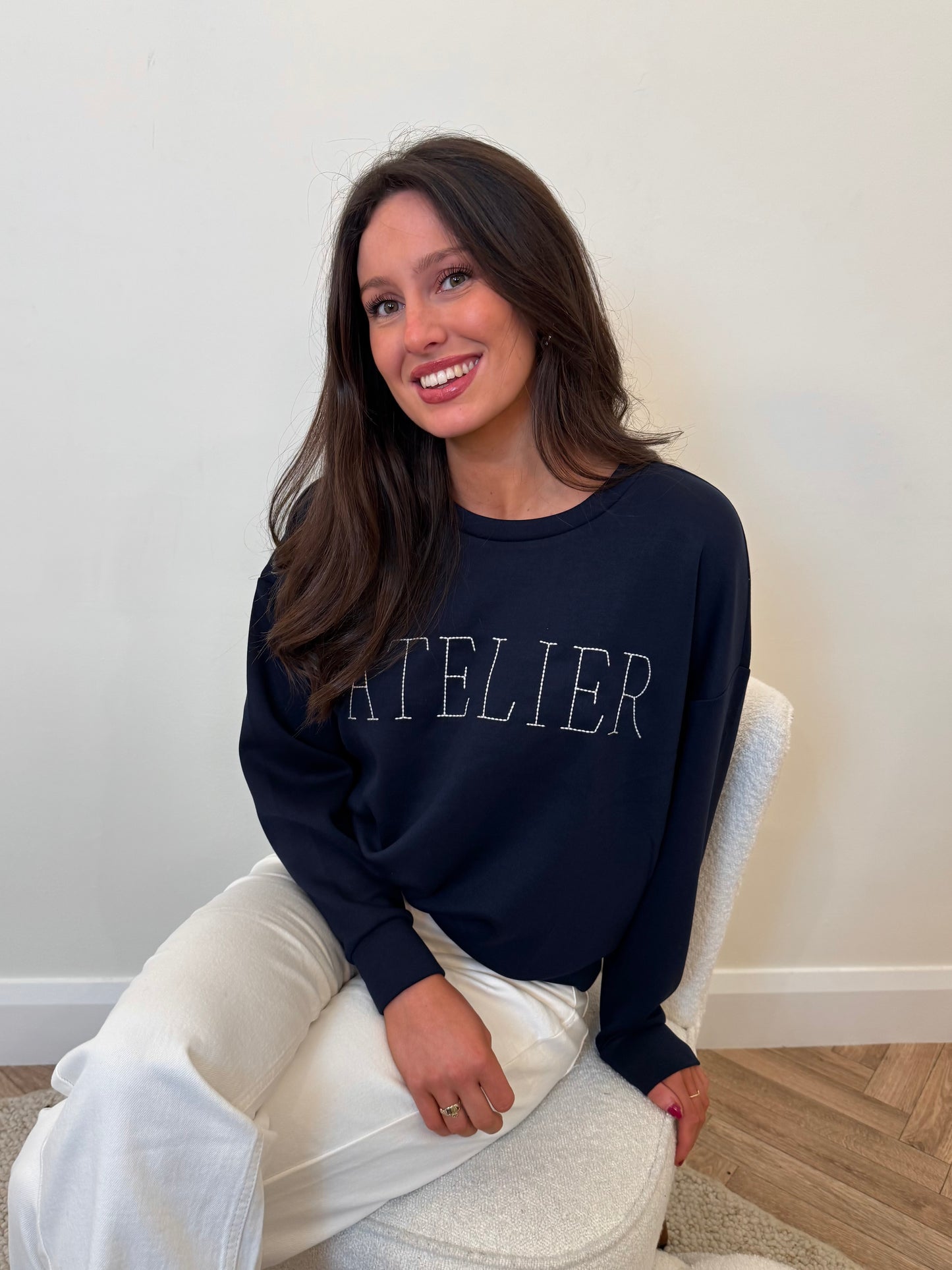 Visiffi atelier navy sweatshirt