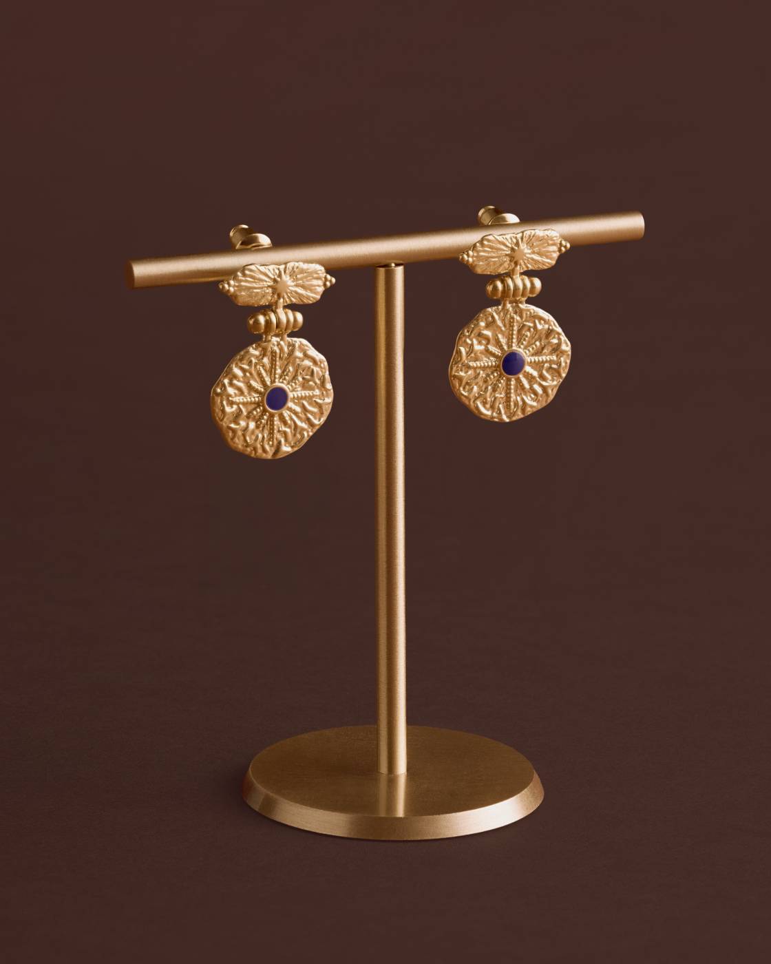 Midnight Solesi Waterproof Gold Earrings
