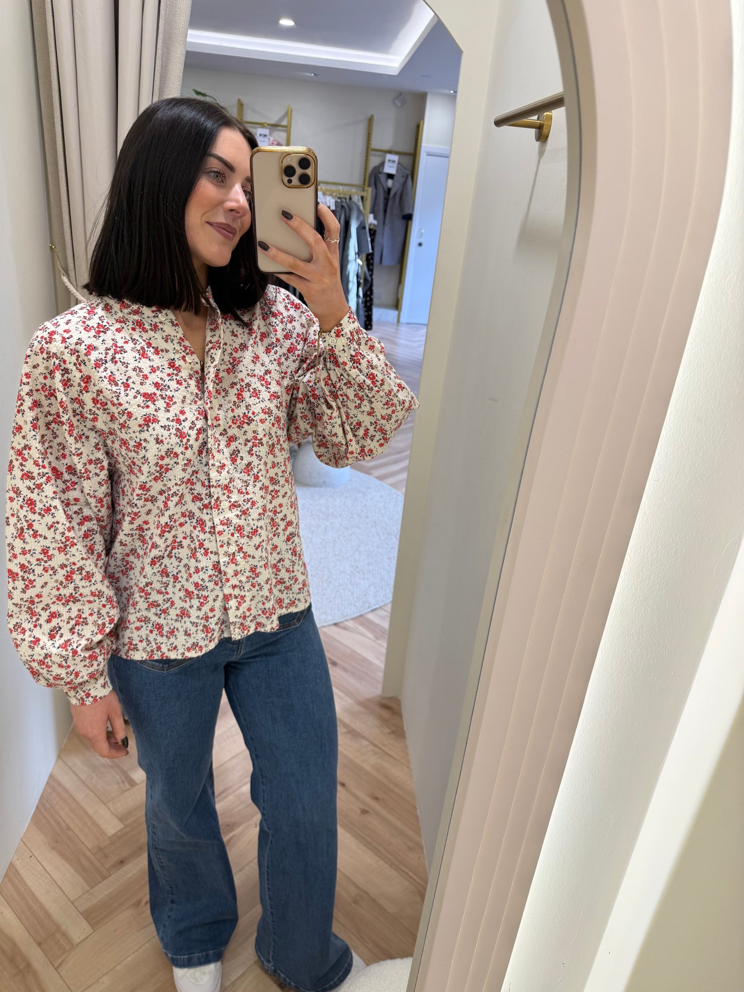 Ihqwina blouse in teaberry