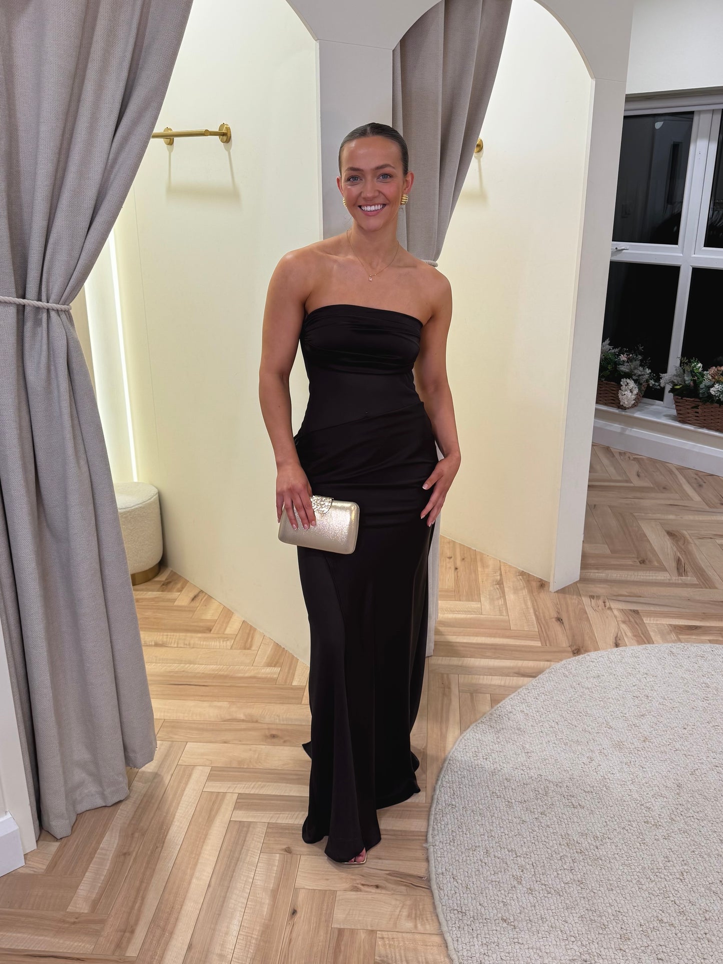 Amber Dress in Chocolate