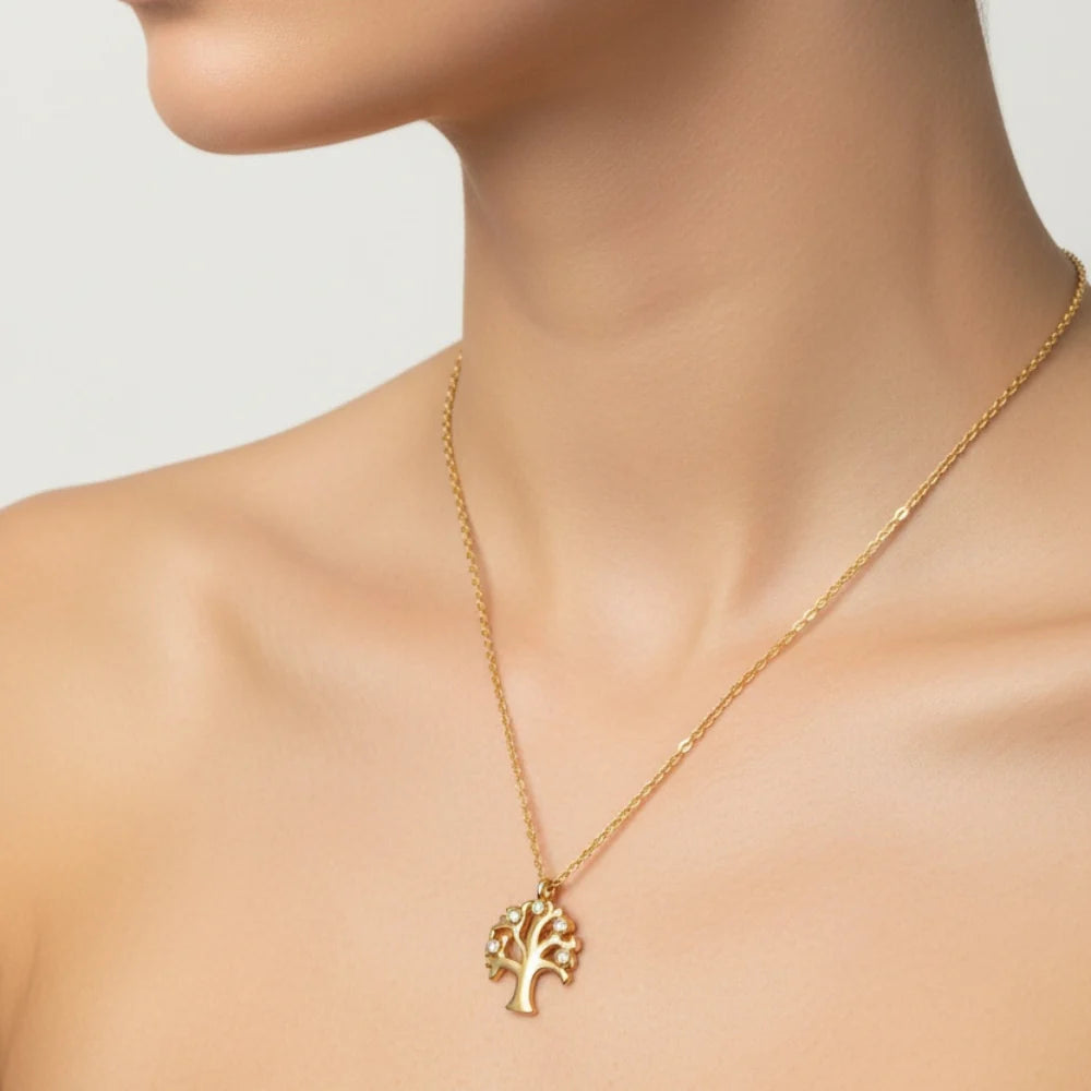 THE PINK BOX TREE OF LIFE PENDANT