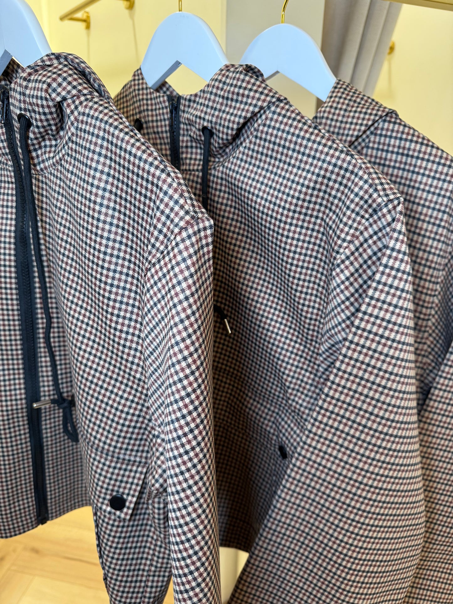 Hazel Jacket in brown check
