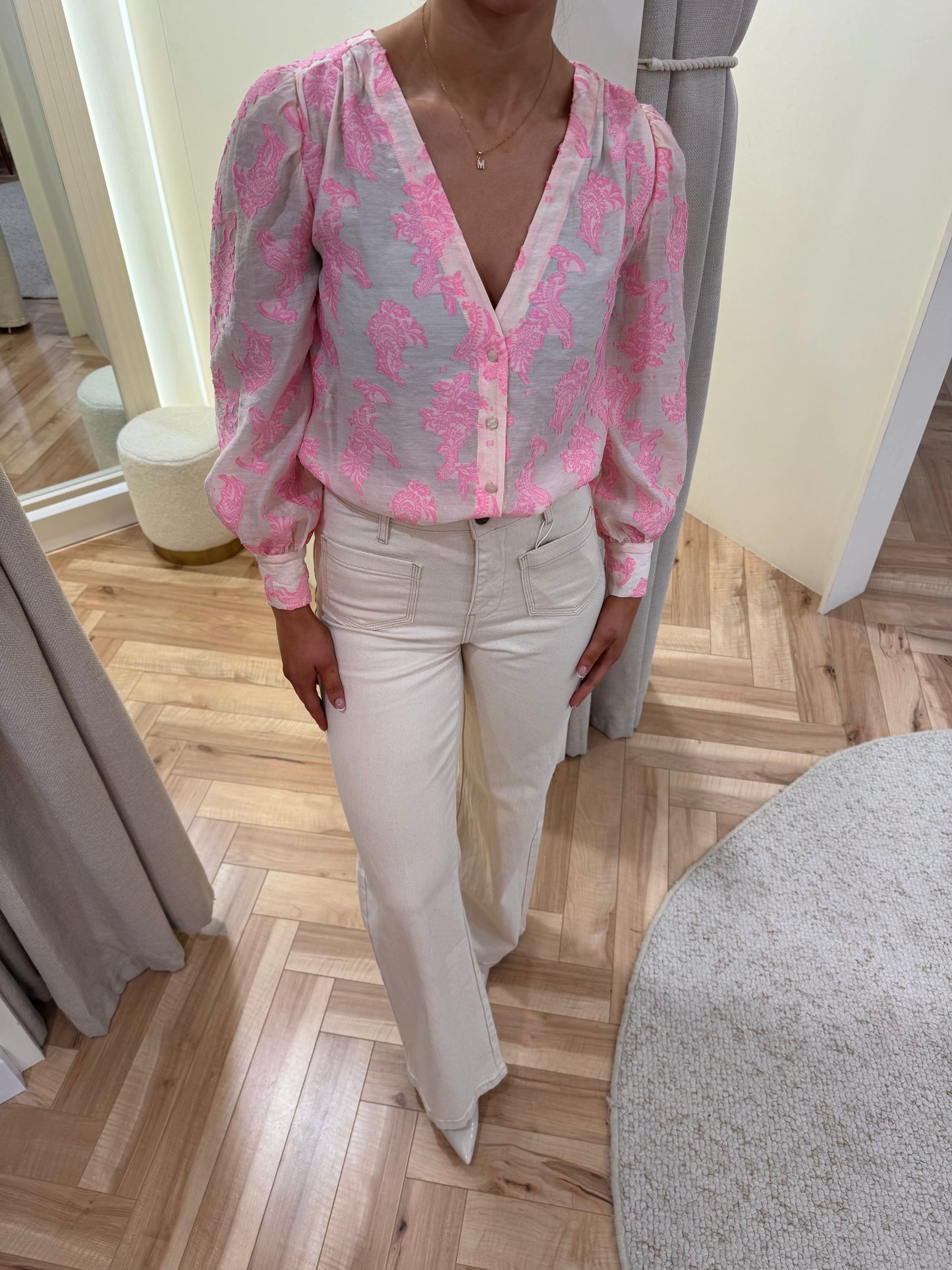 Traffic People George Blouse in Pink