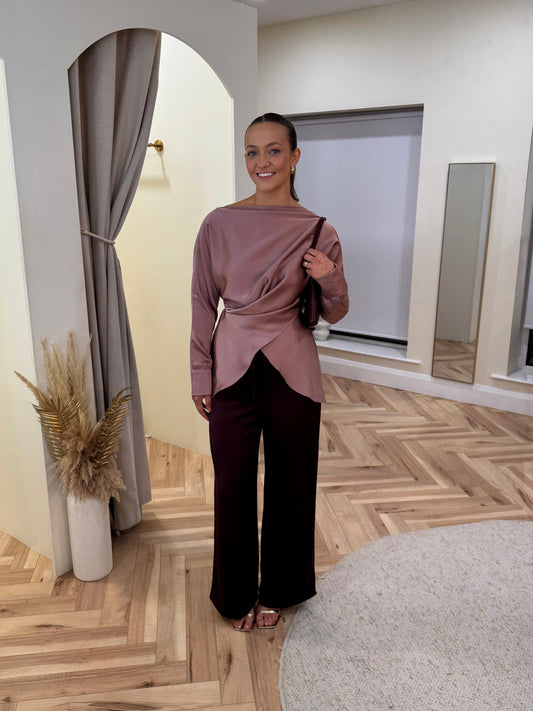 Aria Top in Pink
