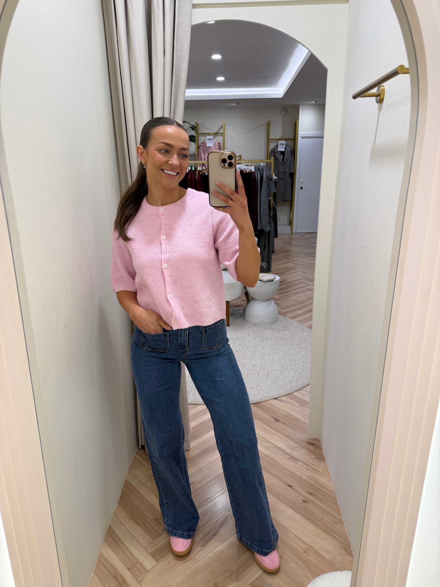 Pcsilly Cardigan in Pink