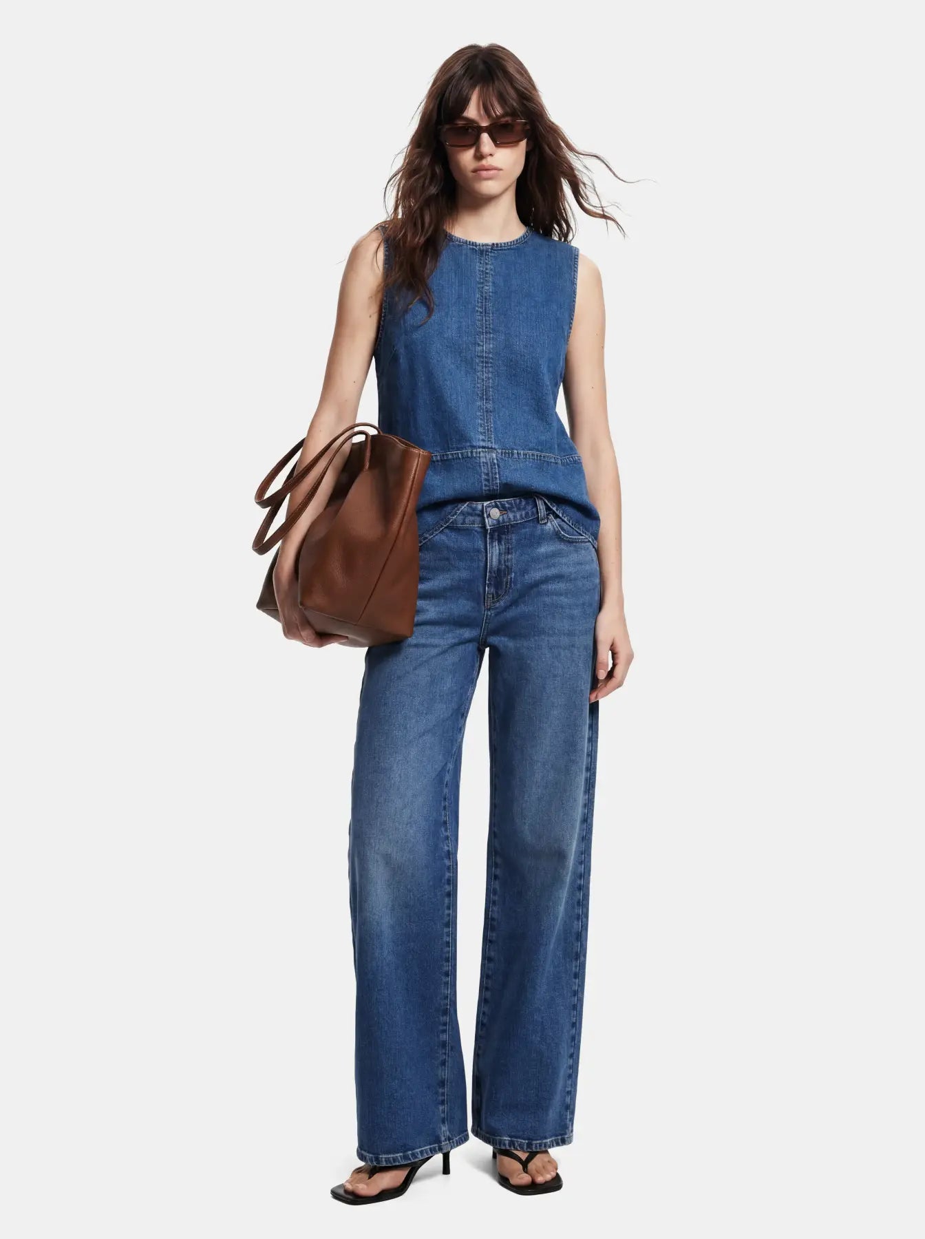 Silke Denim Top
