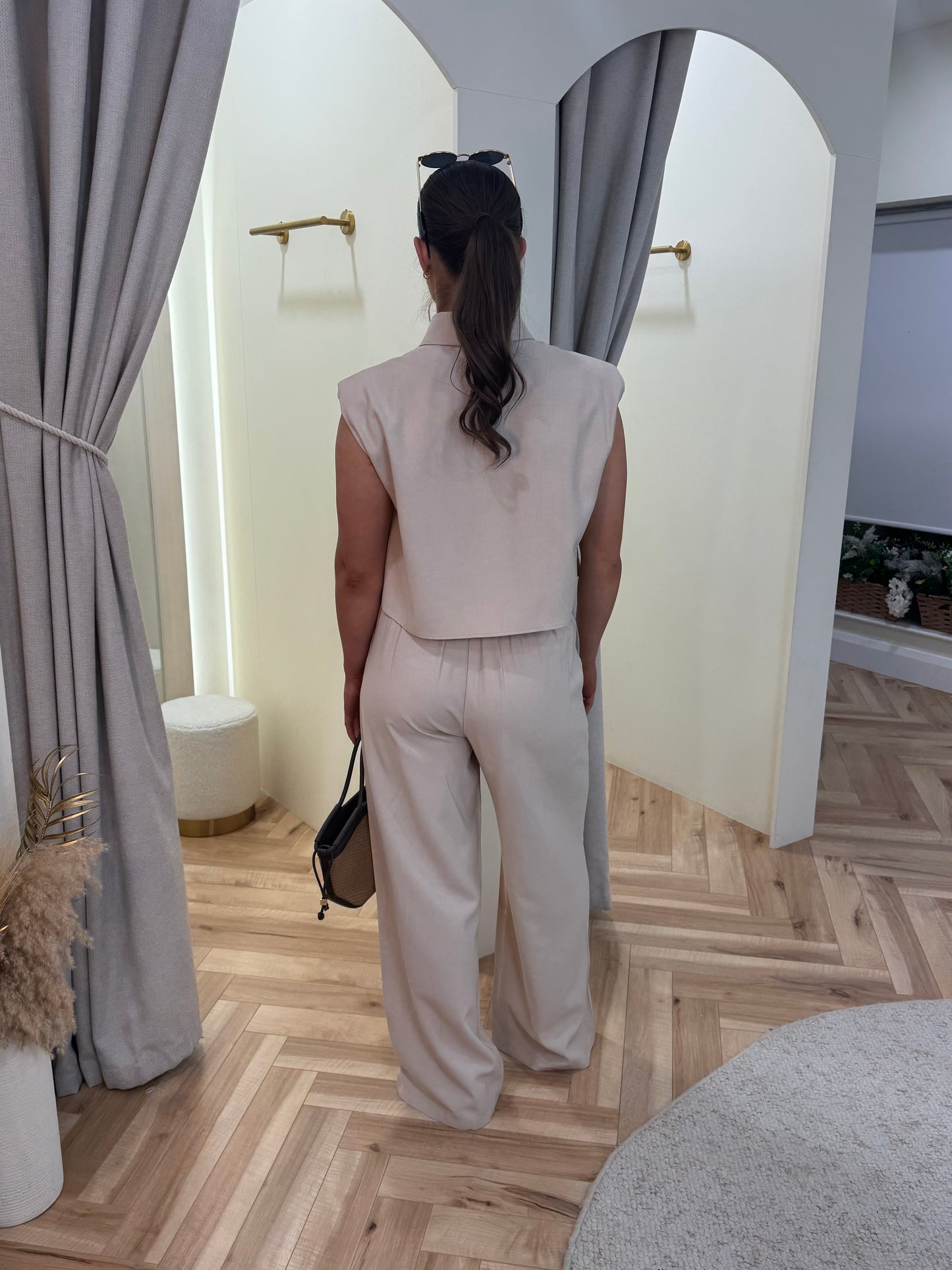 Sasha Co ord in Beige