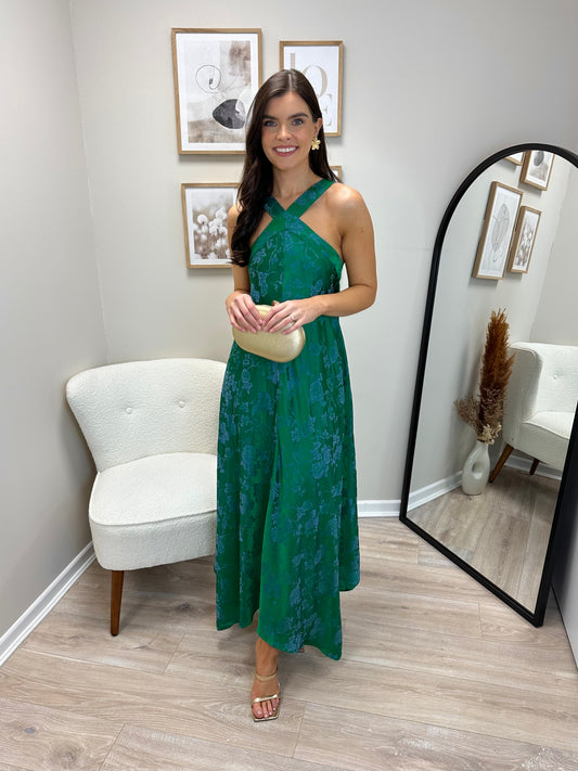 Angelique Dress in Emerald