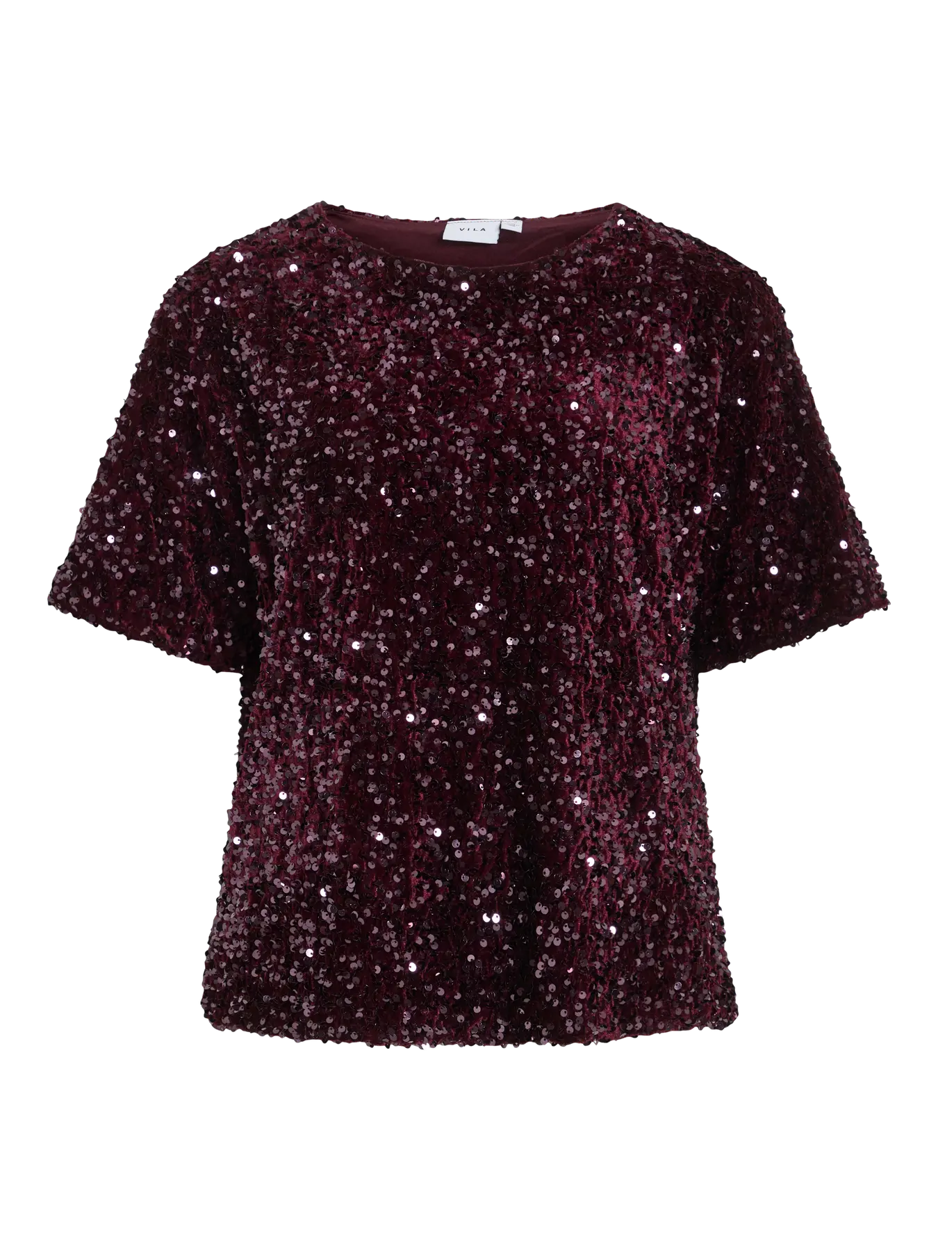 Vifaith sequin top in fig