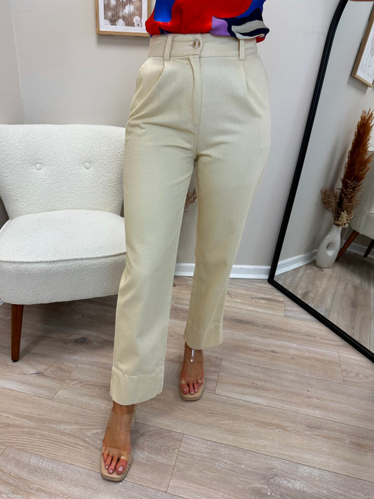Charlie Trousers in Cream