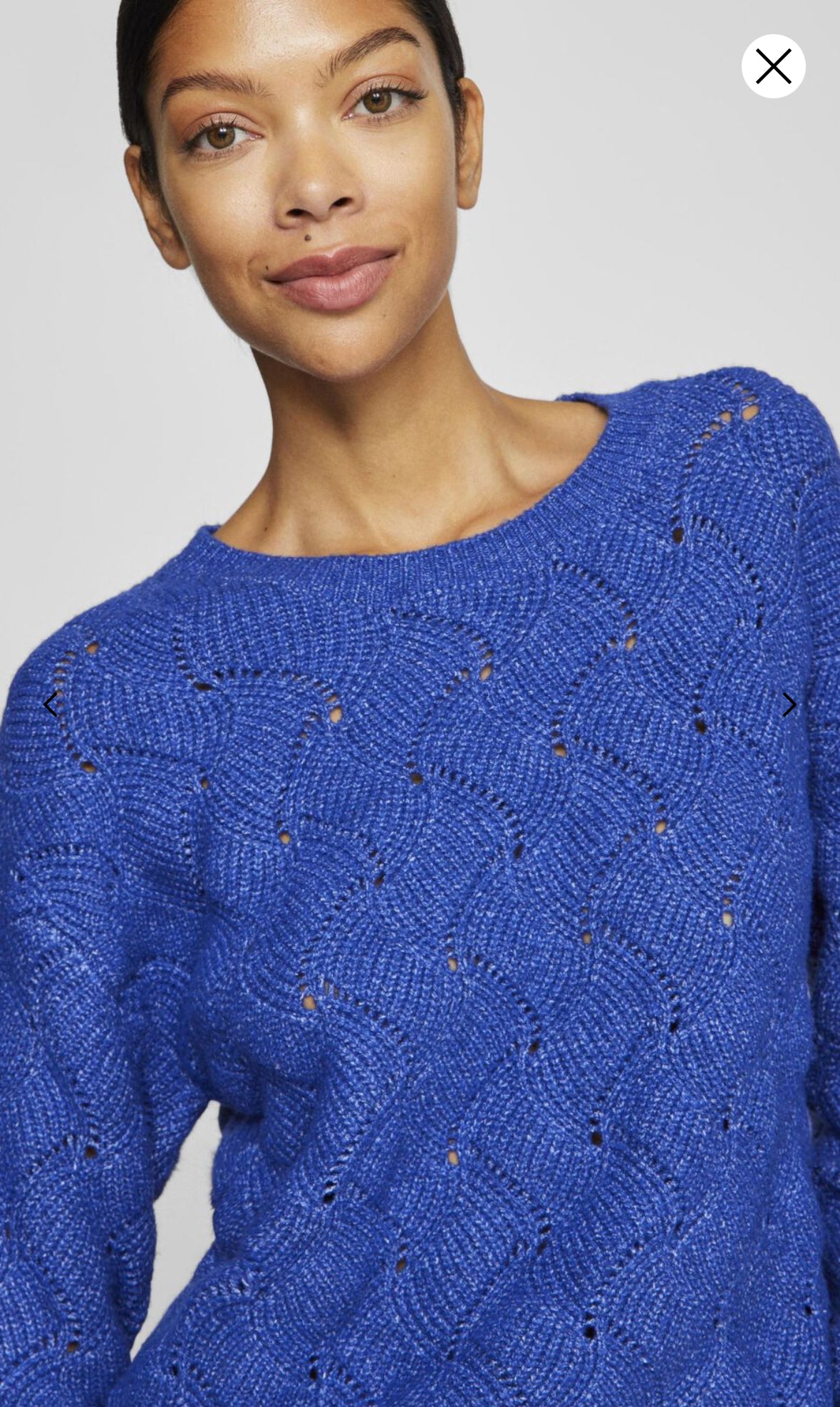 Visulfina knit jumper Mazarine blue