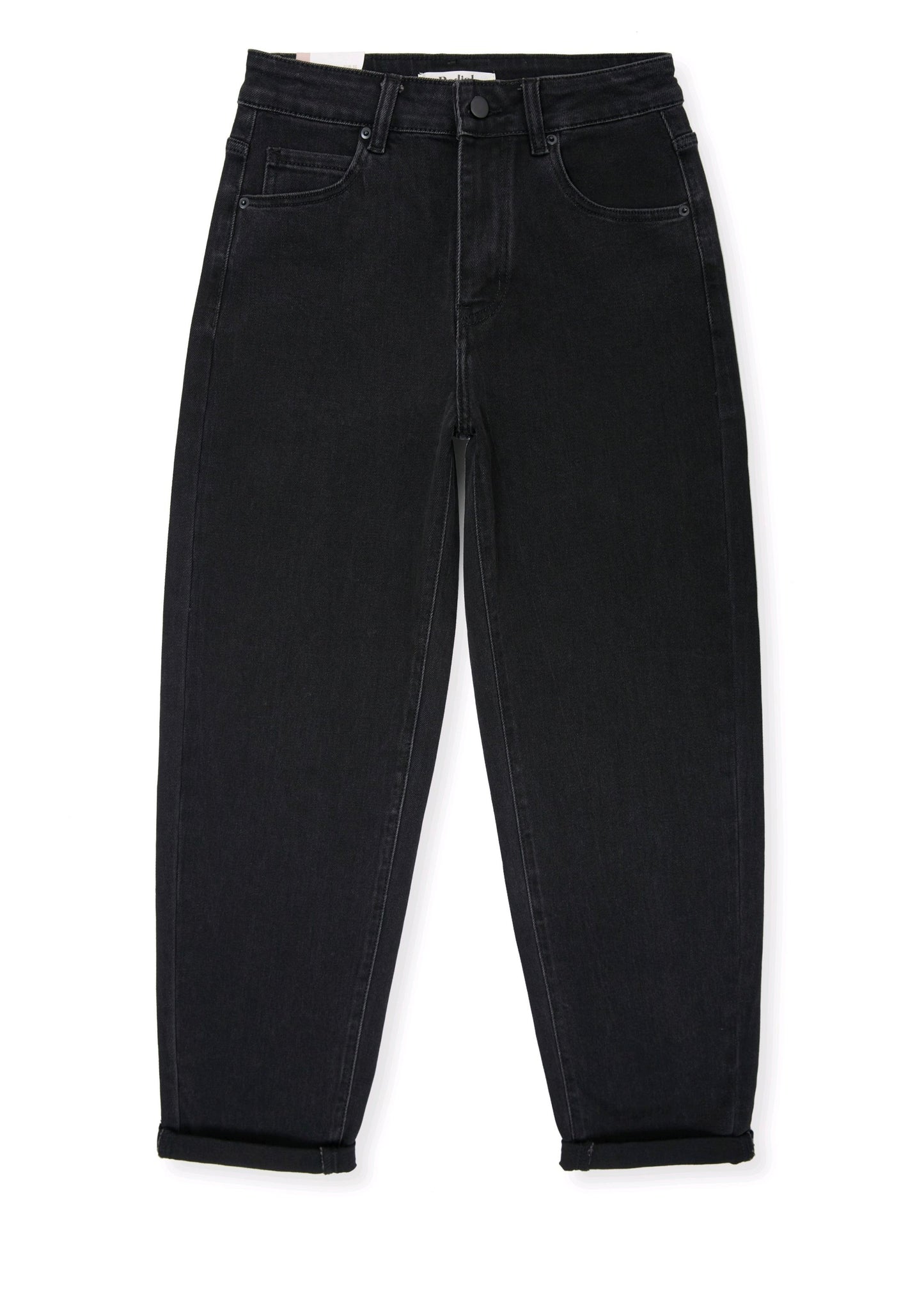 Leesa mom jeans in black